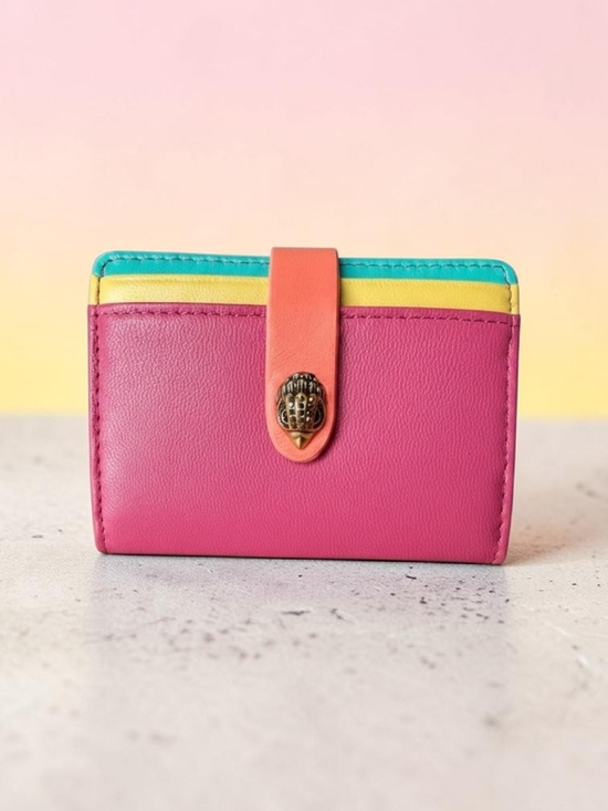 Kurt Geiger Handbags - Kurt Geiger Kensington Multicolor Leather Bifold Card Wallet, NWT